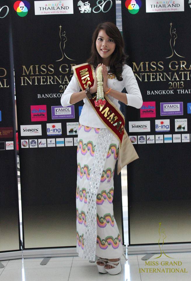 Just Arrived at Suvarnabhumi Airport Miss Grand International 2013