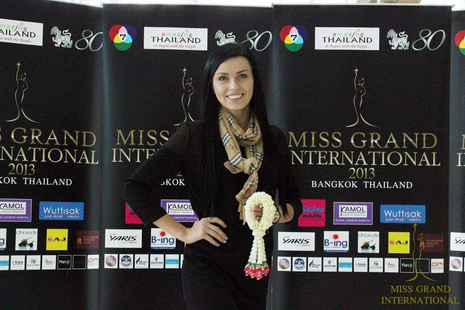 Just Arrived at Suvarnabhumi Airport Miss Grand International 2013