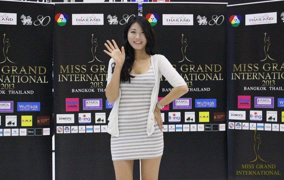 Just Arrived at Suvarnabhumi Airport Miss Grand International 2013