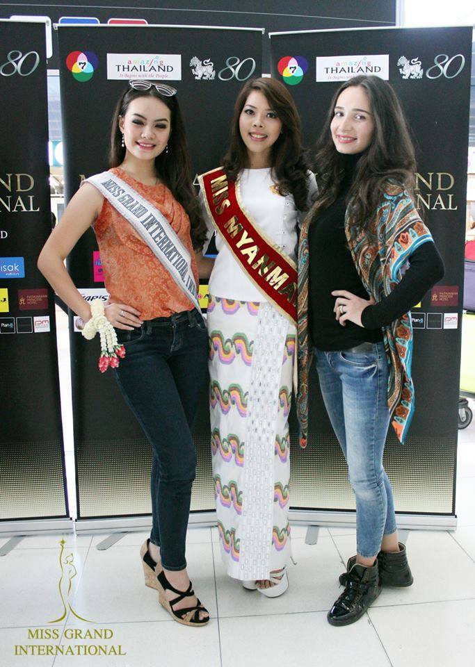 Just Arrived at Suvarnabhumi Airport Miss Grand International 2013