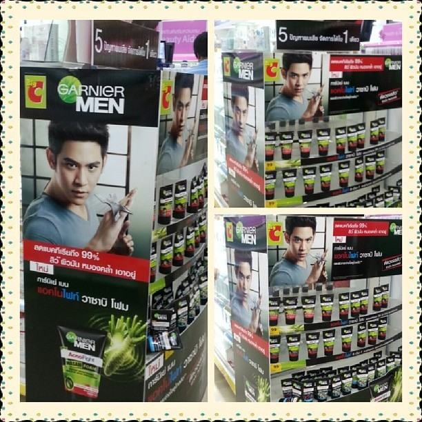 พอร์ช ศรัณย์ @AD  Garnier Men Acnofight Wasabi Foam ออนแอร์ ที่ สิงคโปร์