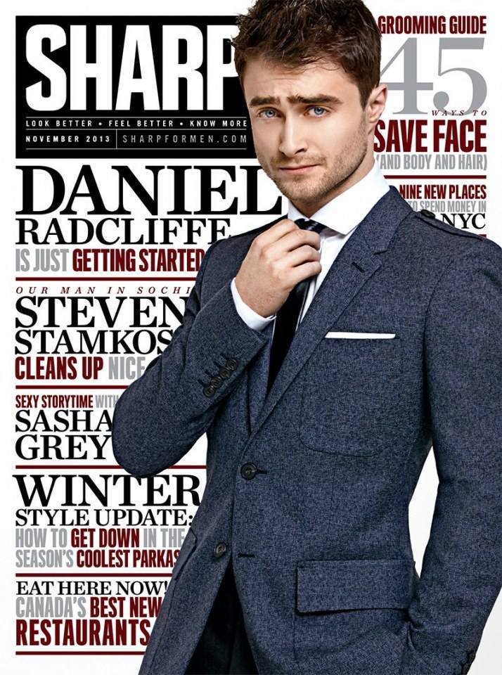 Daniel Radcliffe @ Sharp Magazine November 2013