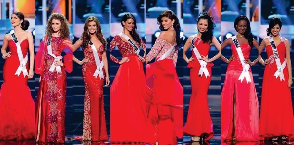 รวมชุดราตรี จากทุกประเทศทั่วโลกในการประกวด Miss universe 2013 Who is the best dress in this contestants