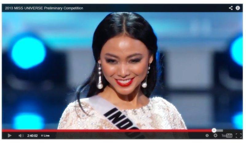 Miss universe Indonesia 2013 หนื่งในตัวเต็งของเอเชียของปีนี้ น่าลุ้นใน Top 5 คะ!!