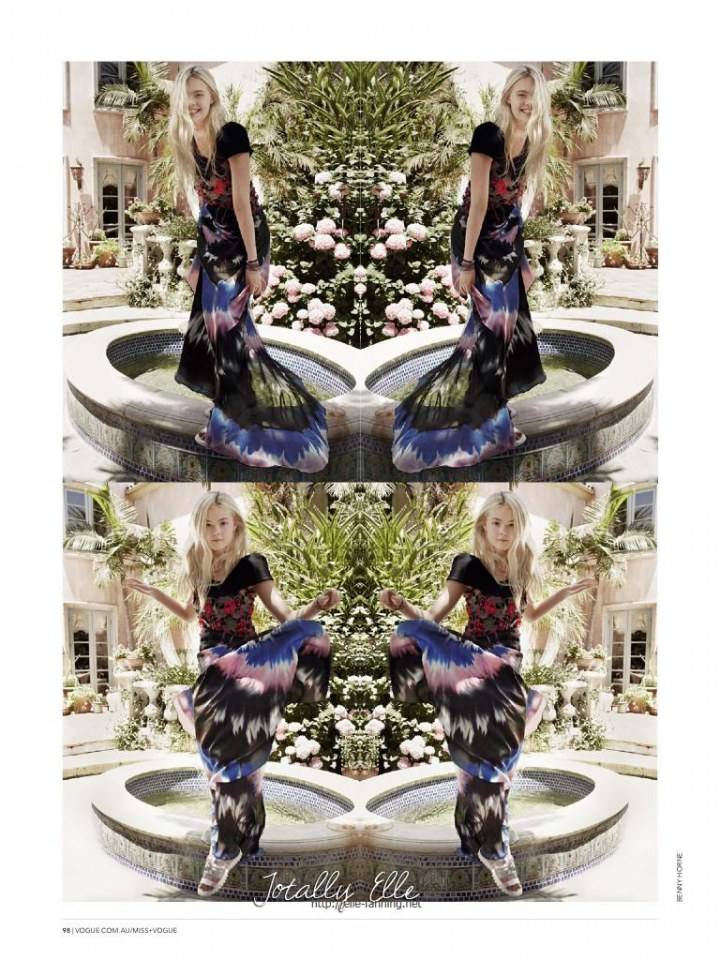 Elle Fanning @ Miss Vogue Australia September 2013
