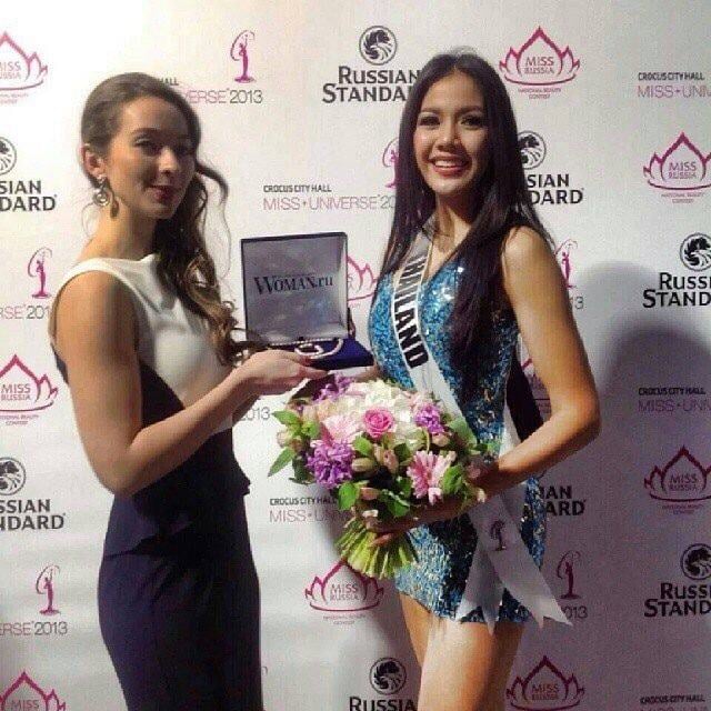 Lita ได้รับรางวัล Popular vote #Miss Universe 2013