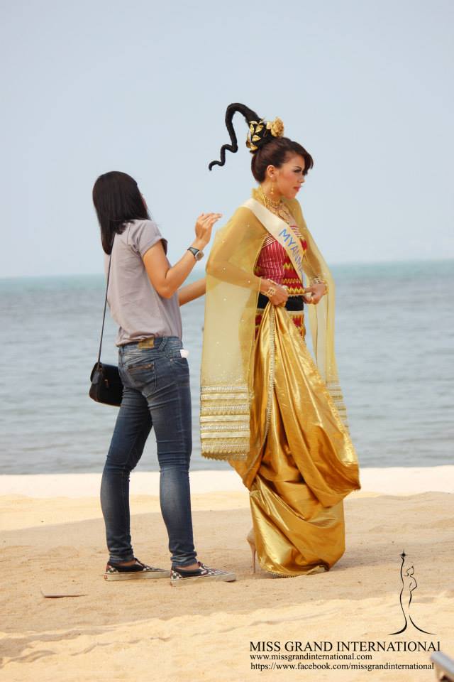 Behind the scene national costume VTR shooting For MGI 2013