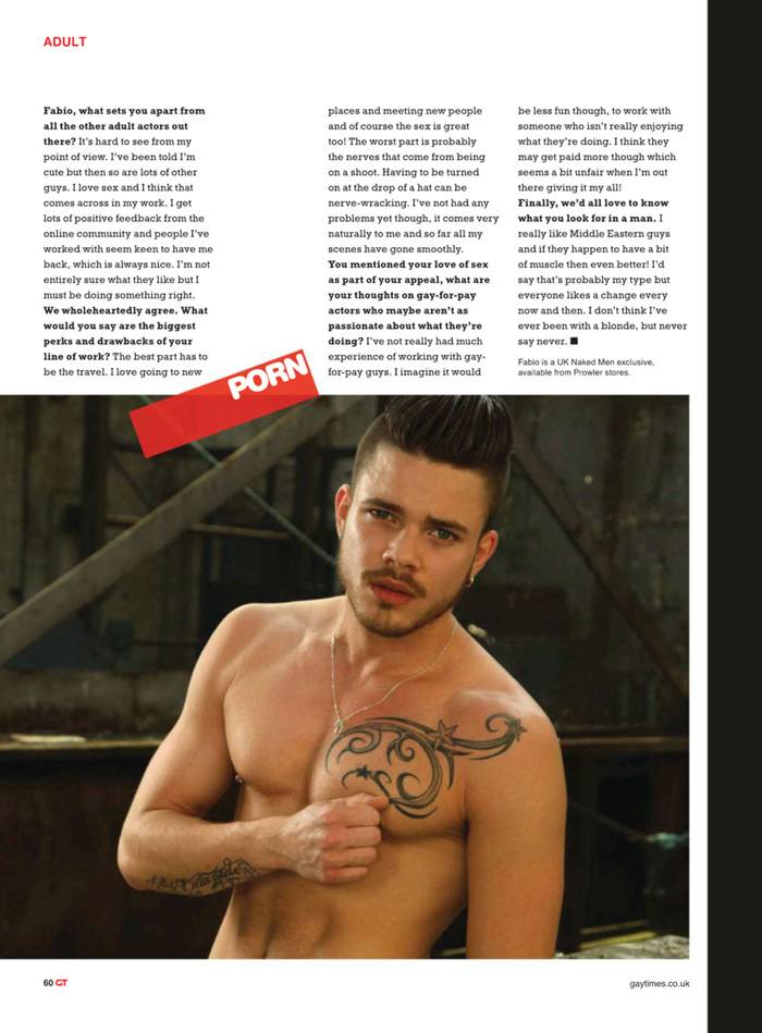 GT (Gay Times) November 2013 Adult Issve