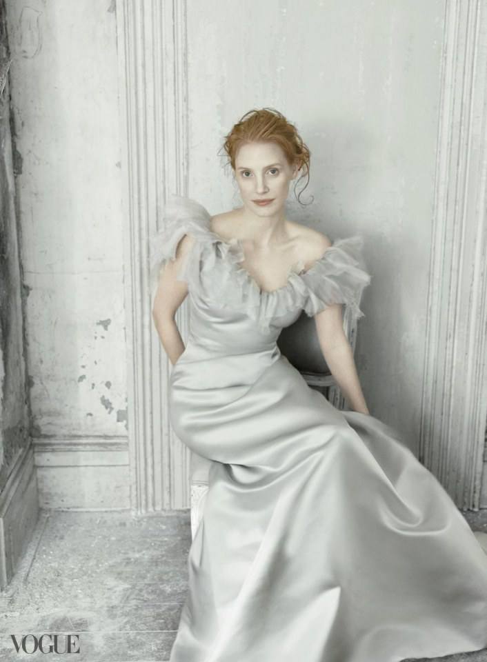 Jessica Chastain @ Vogue US December 2013