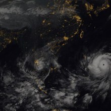 ภาพพายุไต้ฝุ่นยักษ์ Haiyan