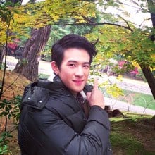 เจมส์ มาร์ พาชมใบไม้เปลี่ยนสี ที่ญี่ปุ่น