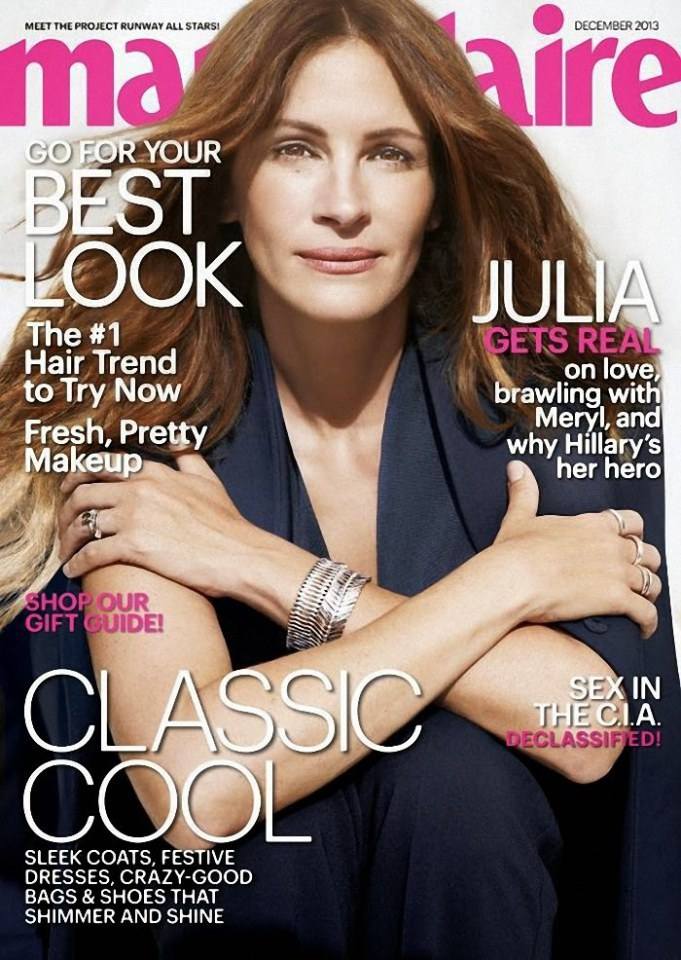 Julia Roberts @ Marie Claire US December 2013