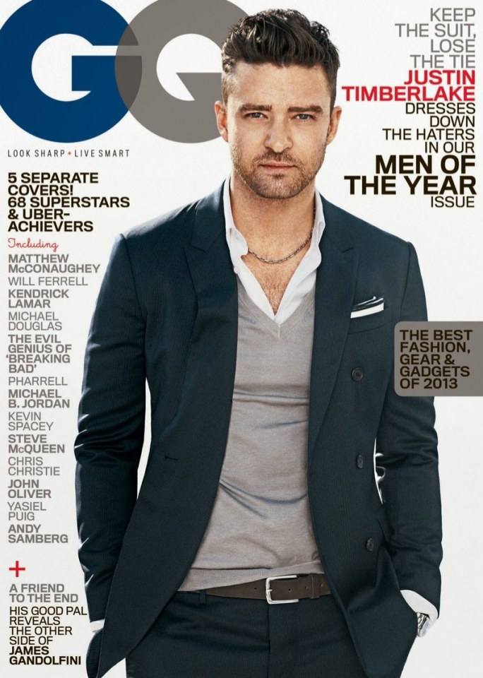 Justin Timberlake @ GQ US December 2013