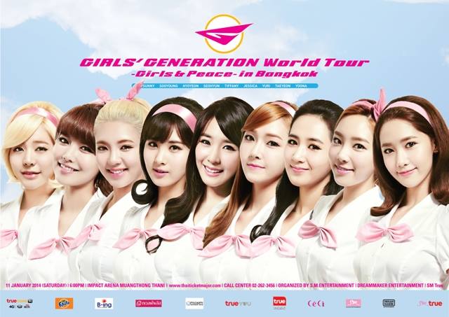 GIRLS' GENERATION WORLD TOUR -GIRLS & PEACE- IN BANGKOK