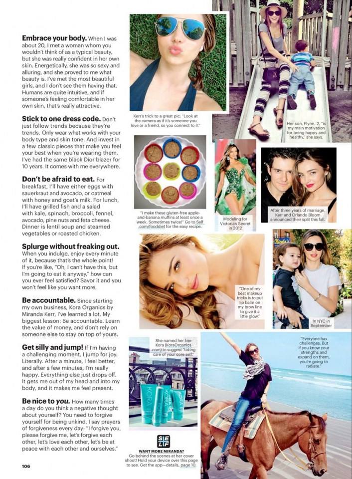 Miranda Kerr @ Self Magazine December 2013