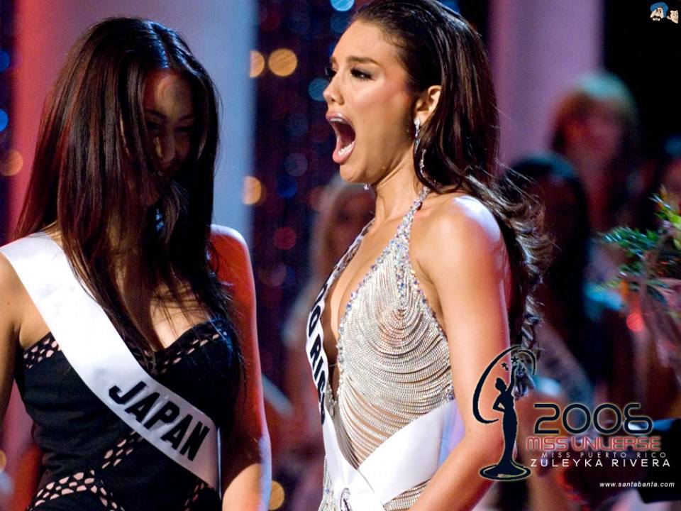 Miss Universe 2006 กับท่าดีใจที่เริ่ดสุดๆ