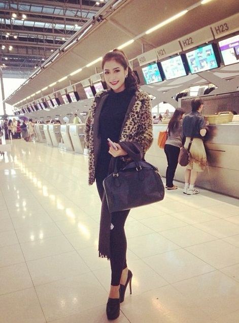 น้องจีจี้ เดินทางเข้าร่วมประกวด Miss International 2013