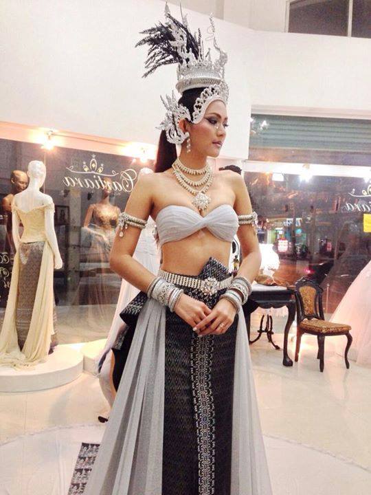 Thailand national costume for Miss Tourism International 2013 pageant.