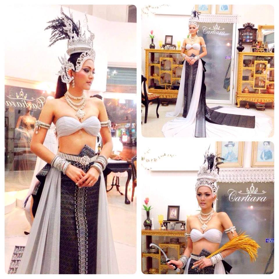 Thailand national costume for Miss Tourism International 2013 pageant.