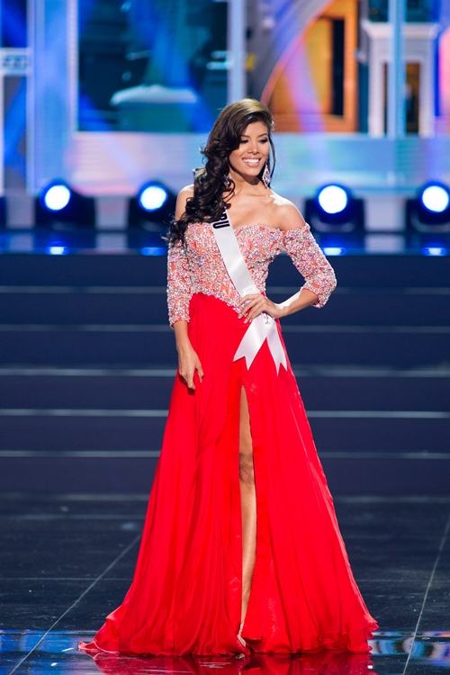 ชุดราตรีบนเวที Miss Universe 2013 สีสันสุดแซบตา