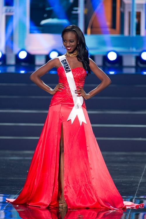 ชุดราตรีบนเวที Miss Universe 2013 สีสันสุดแซบตา