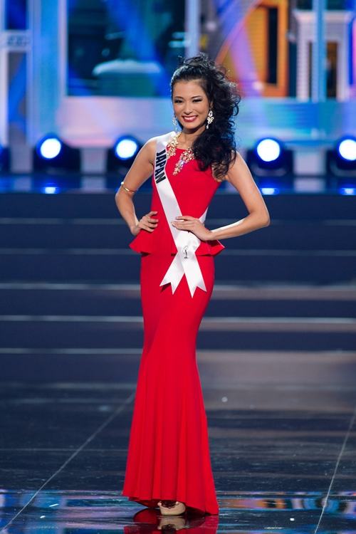 ชุดราตรีบนเวที Miss Universe 2013 สีสันสุดแซบตา