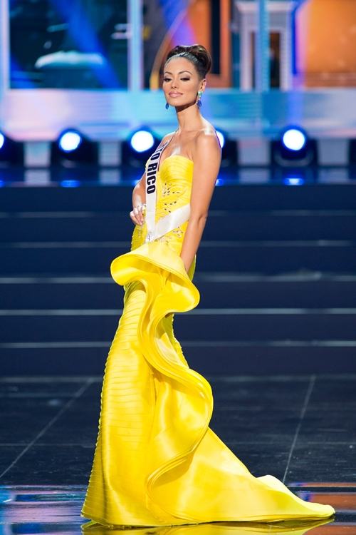 ชุดราตรีบนเวที Miss Universe 2013 สีสันสุดแซบตา