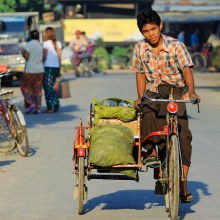 Morning streets of Mandalay 2