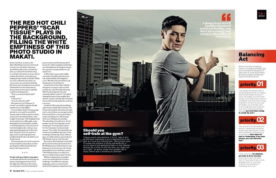 Hideo Muraoka @ Men's Health Philippines December 2013