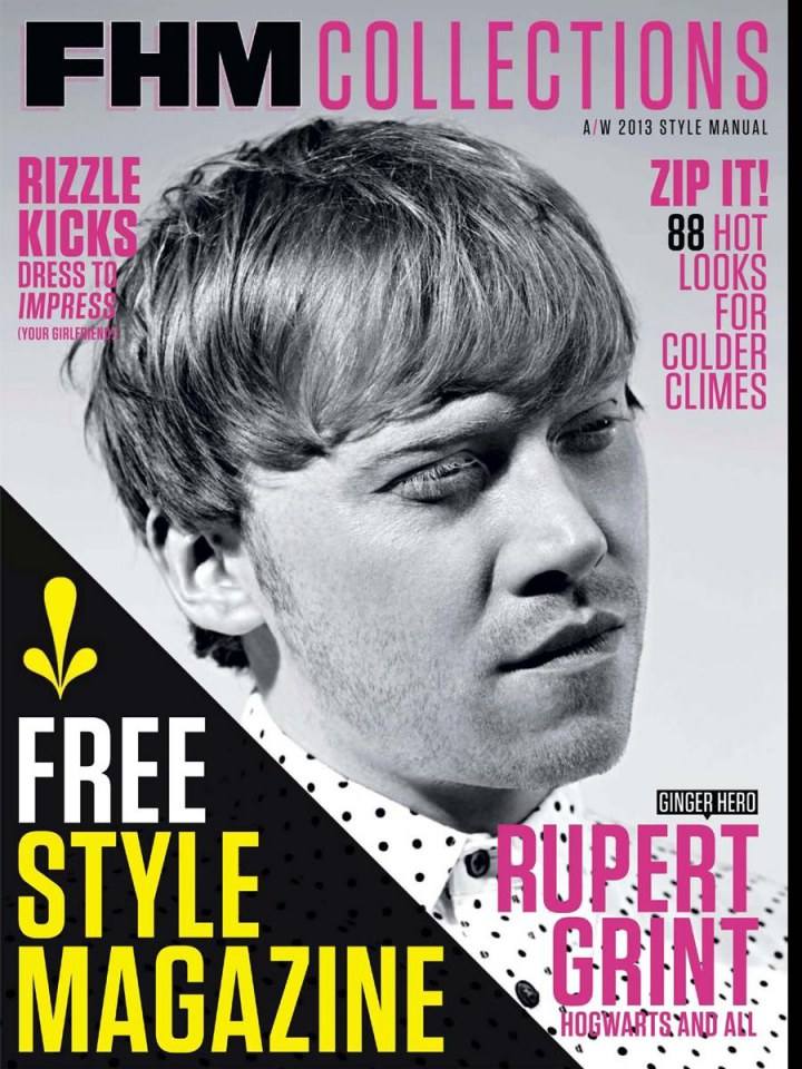 Rupert Grint @ FHM Collection Style Manual A/W 2013