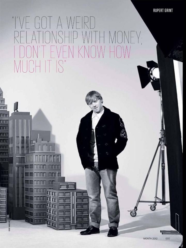 Rupert Grint @ FHM Collection Style Manual A/W 2013