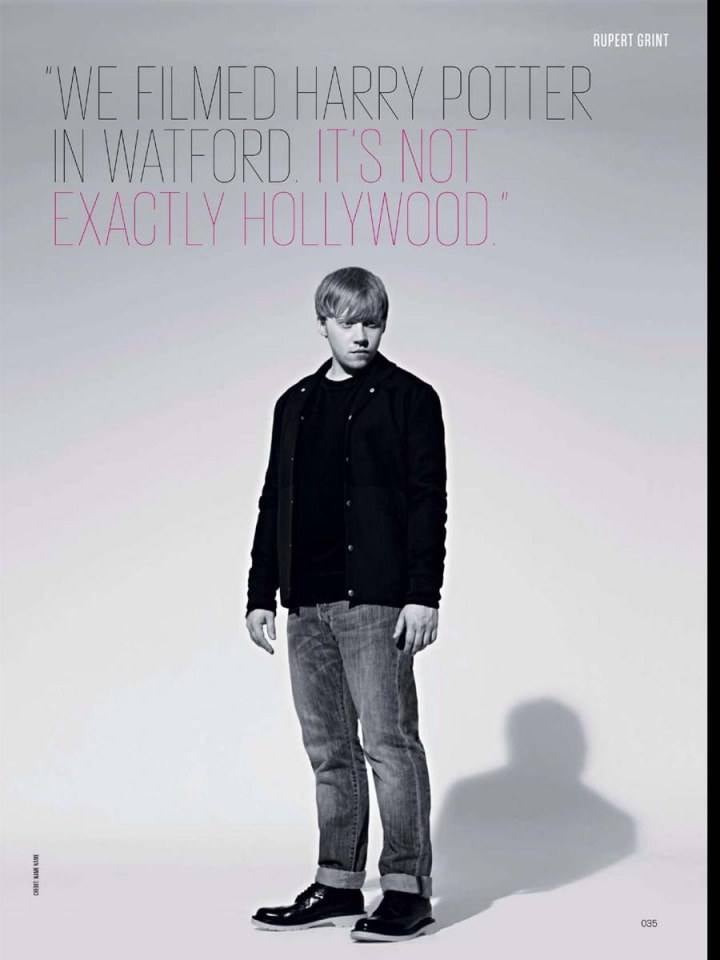 Rupert Grint @ FHM Collection Style Manual A/W 2013