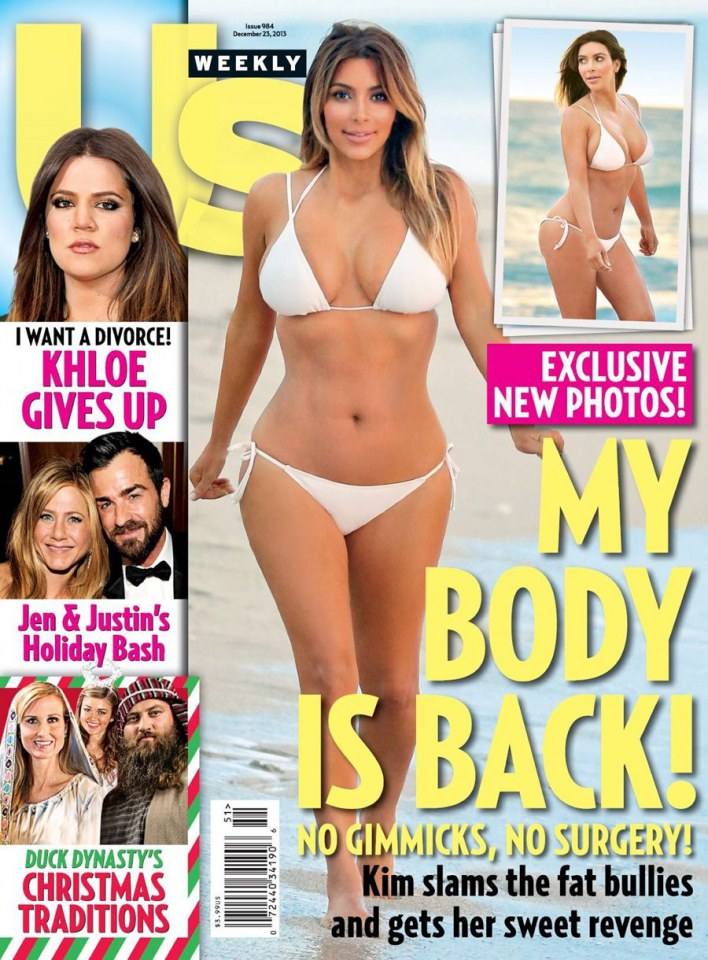 Kim Kardashian @ US Weekly Magazine December 2013