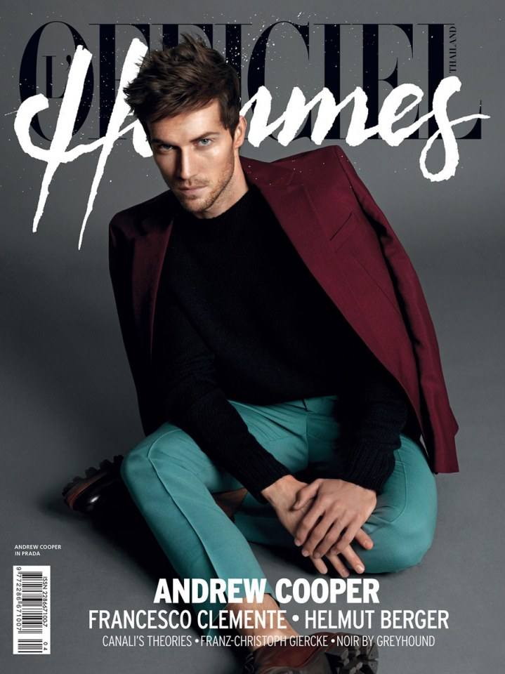 Andrew Cooper @ L’Officiel Hommes vol.1 no.4 September 2013