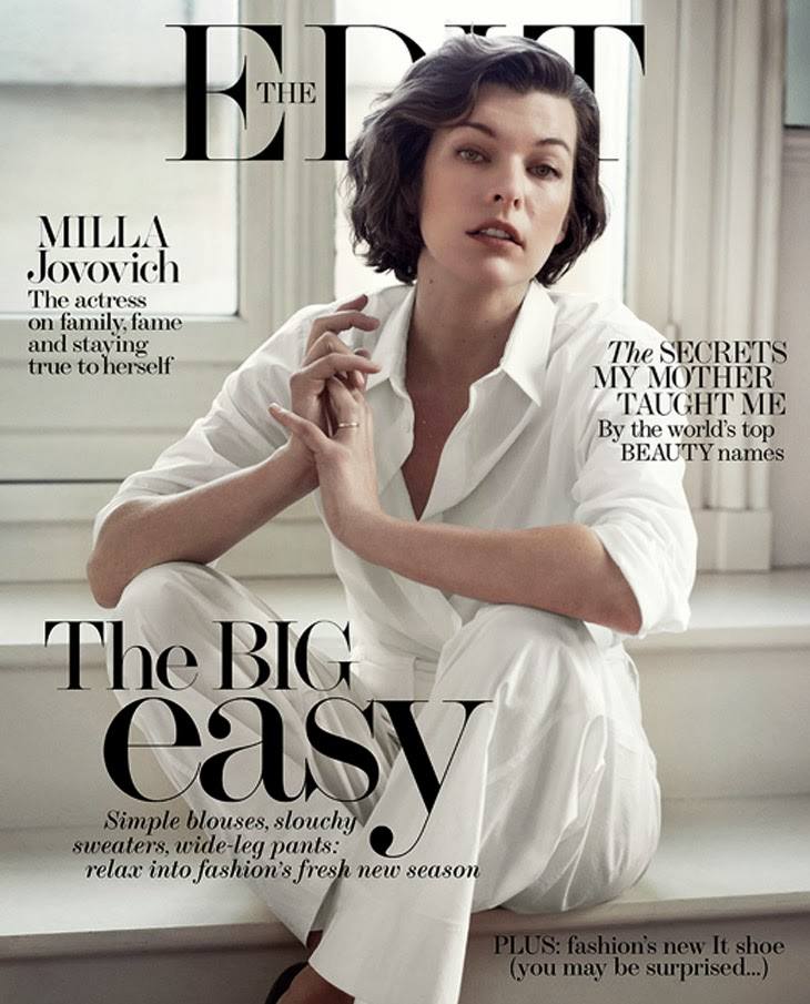 Milla Jovovich @ The Edit Magazine December 2013