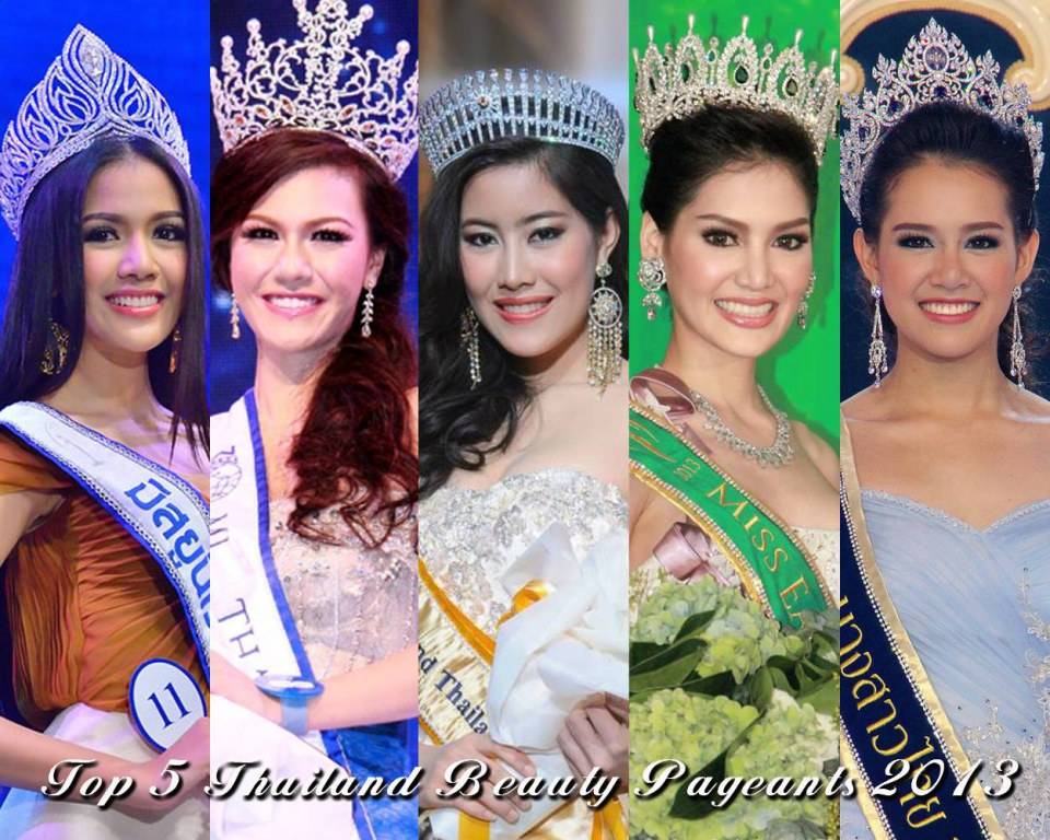 Top 5 Thailand Beauty Pageants 2013