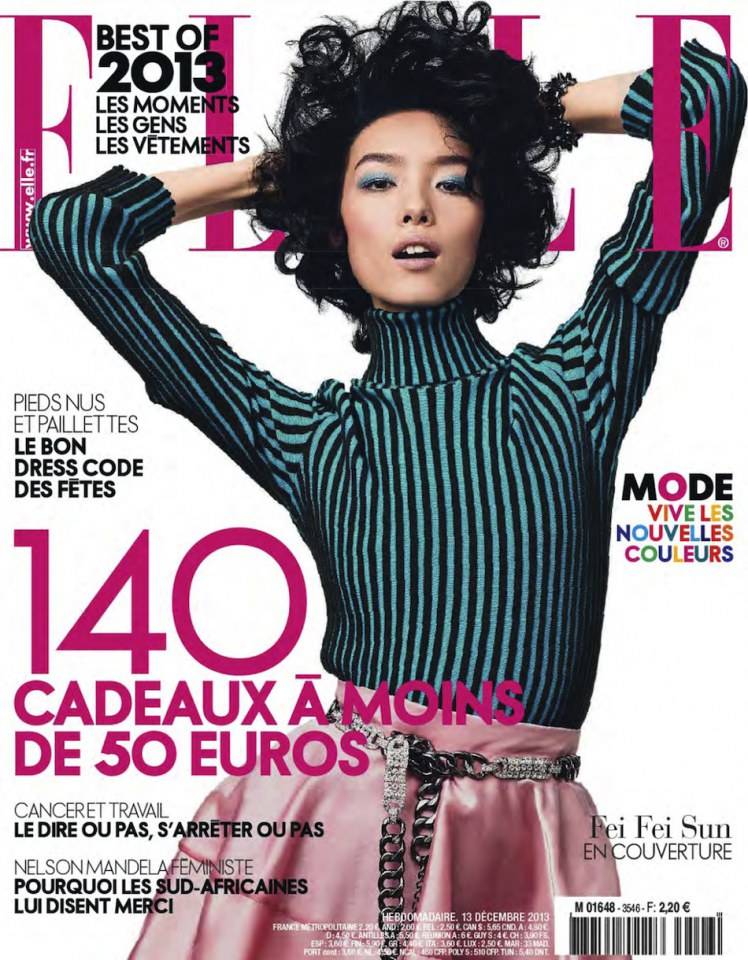 Fei Fei Sun @ ELLE France December 2013