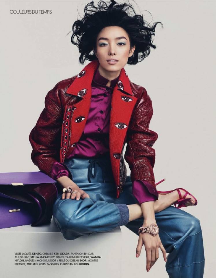 Fei Fei Sun @ ELLE France December 2013