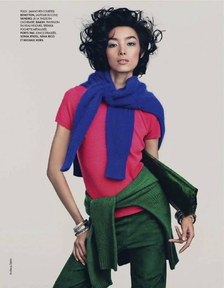 Fei Fei Sun @ ELLE France December 2013