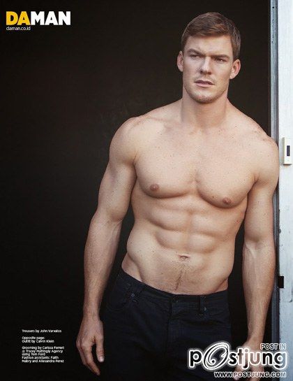 Alan Ritchson for DA Man : HQ images