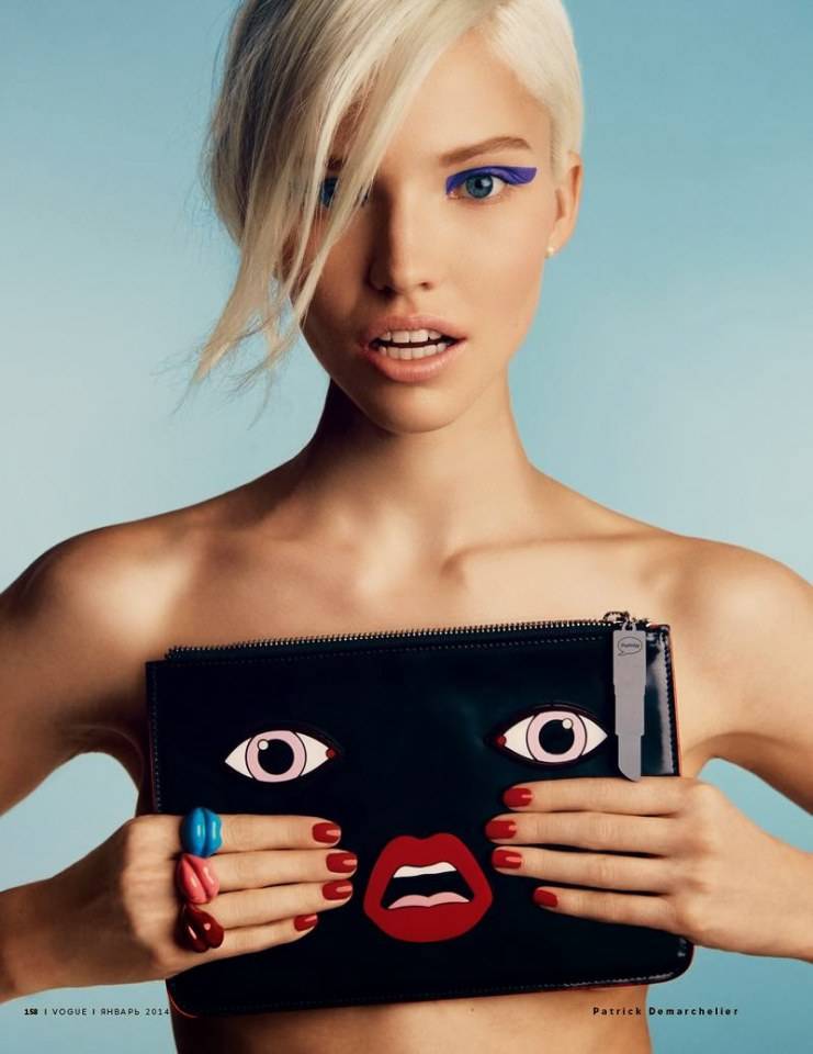 Sasha Luss @ Vogue Russia January 2014