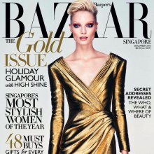 Melissa Tammerijn @ Harper's Bazaar Singapore December 2013