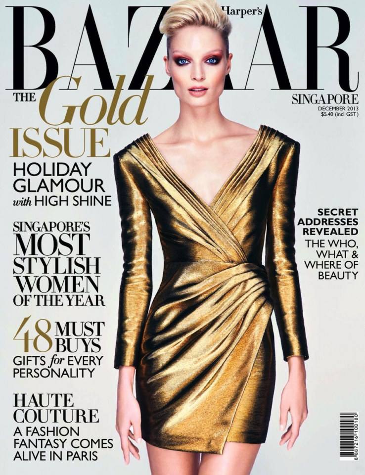 Melissa Tammerijn @ Harper's Bazaar Singapore December 2013