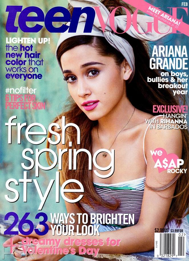 Ariana Grande @ Teen Vogue February 2014