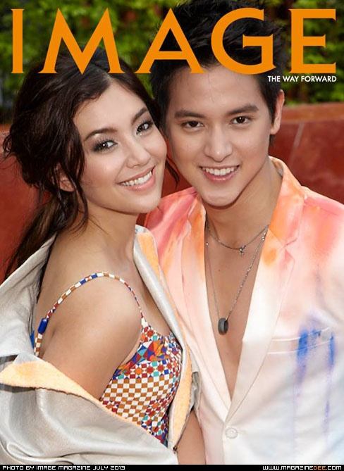 เจมส์ จิรายุ - เบลล่า กับภาพเซ็กซี่เบา ๆ ริมสระ บนปก Image