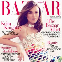 Keira Knightley @ Harper’s Bazaar UK February 2014