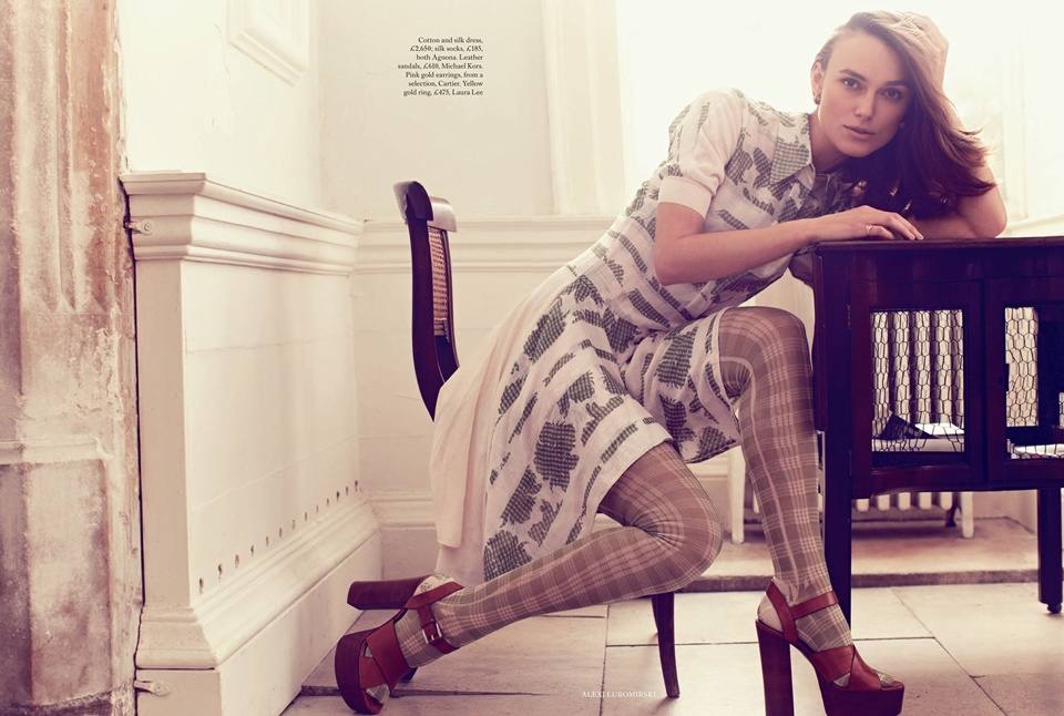 Keira Knightley @ Harper’s Bazaar UK February 2014