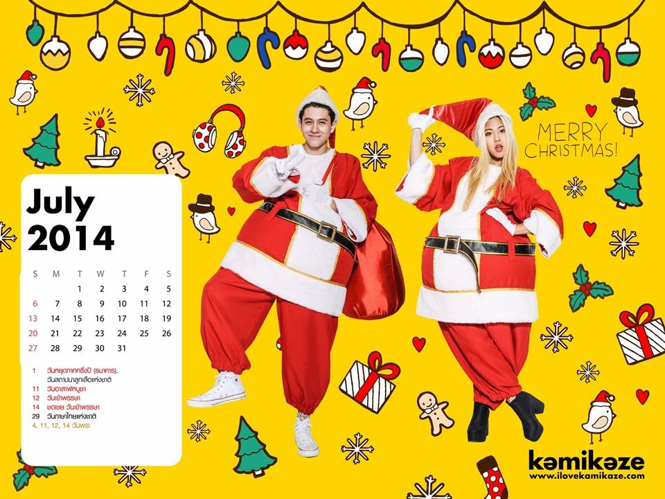 Kamikaze Calendar 2014