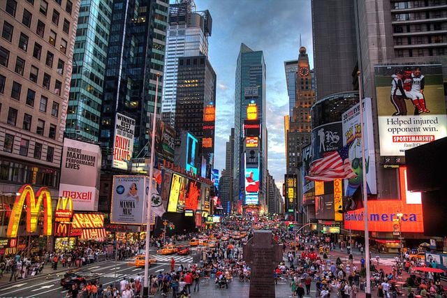 2. Times Square, New York City