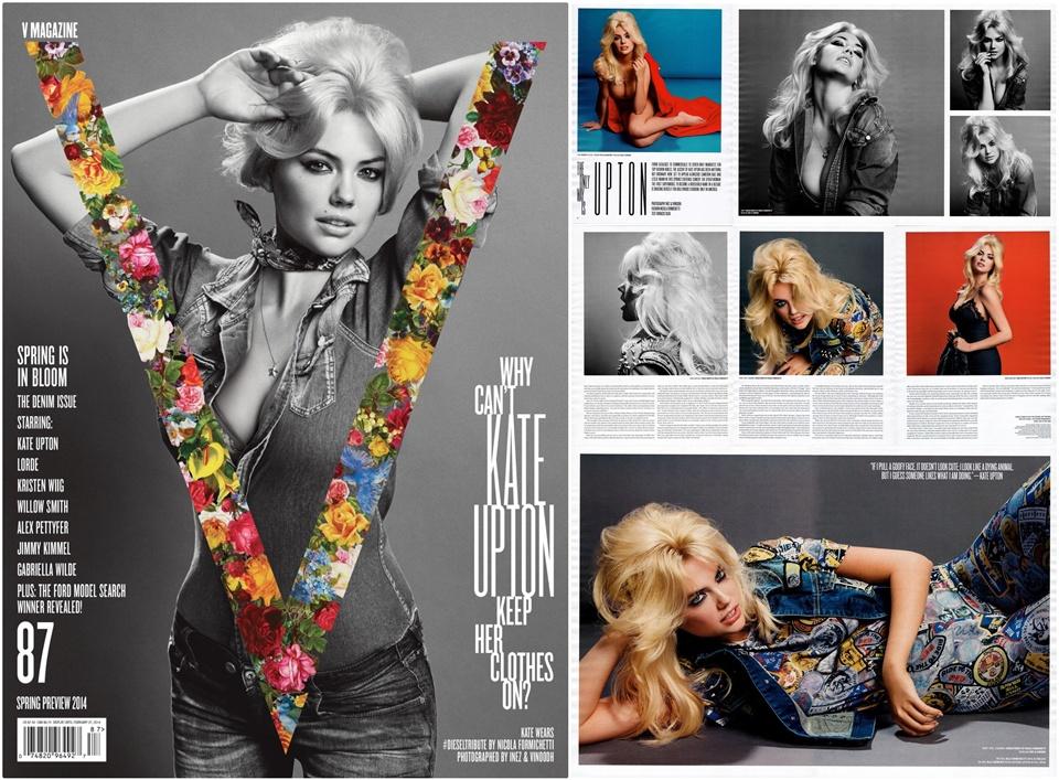 Kate Upton @ V Magazine #87 Spring Preview 2014